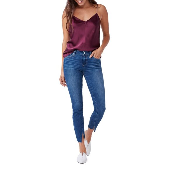 PAIGE DENIM Verdugo Mid Rise Twist Inseam Ankle Skinny Jeans Size 30 - Picture 4 of 4
